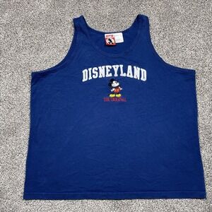 Vintage Disneyland Shirt Mens 2XL Mickey Mouse The Original Tank Top 90s‎ Disney